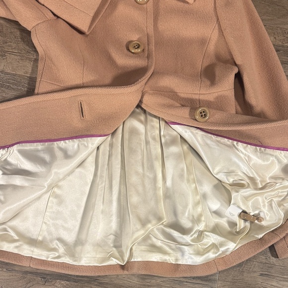 J. Crew Women's Tan Wool Blend Coat - Size 4 - Picture 11 of 11